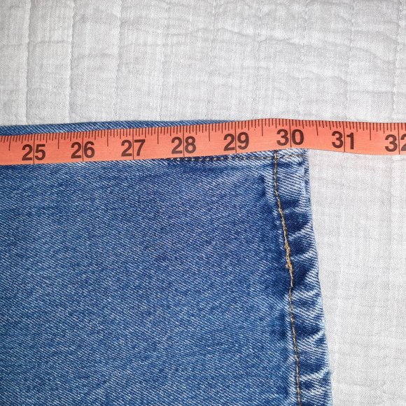 Levi's 505 Men's Jeans 38x32 100% Cotton Regular/Straight Medium-Washed - Picture 10 of 11